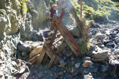 
Leftovevers in the stream bed, Siberia, September 2009